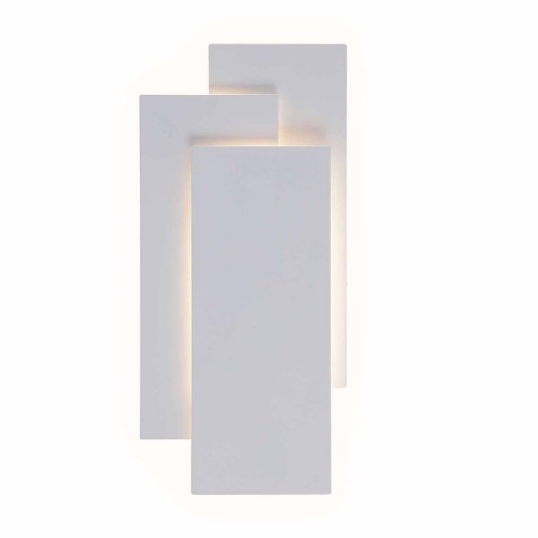 Applique LED décorative Onyx blanche, design ornemental pour intérieurs 2